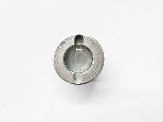 Flanged Connection Hermetic Sight Screen Φ12.5-6mm Φ27.5-6mm per l'industria automobilistica