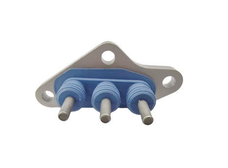 20A SS Core Hermetic EV Connector con isolante in vetro e in ceramica per il montaggio del pannello