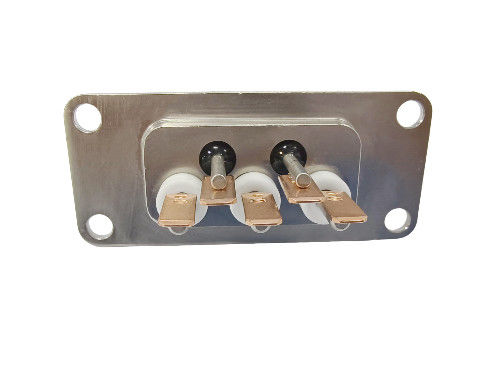10 PINS Core Copper-plated-Tin Hermetic Seal Terminal con doppi pad di saldatura realizzati con sinterizzazione vetro-ceramica-metallo