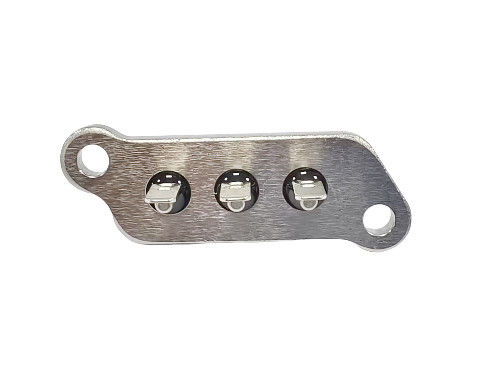 Terminale sigillato con tappo di saldatura corto placcato al nichel con lunghezza dell'ago di 30,6 mm e resistenza isolante di 1000 MΩ