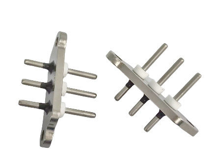 Aglio in acciaio da 40 mm per terminale sigillato del compressore del veicolo energetico Isolato a 1000MΩ 1000VDC e rivestito di nichel 3-5μm