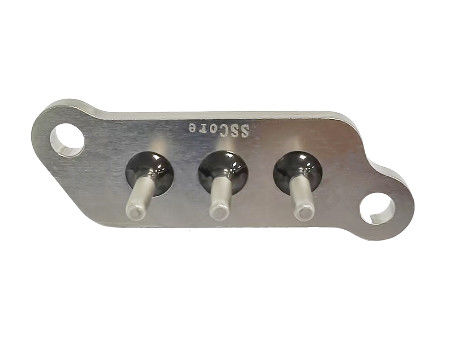 Aglio in acciaio da 40 mm per terminale sigillato del compressore del veicolo energetico Isolato a 1000MΩ 1000VDC e rivestito di nichel 3-5μm