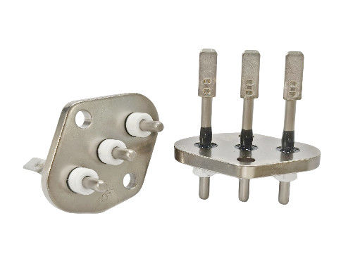 Aglio d'acciaio con una lunghezza di 37.6, realizzato in SUH446 e placcato con nichel con uno spessore di 2 - 5 μm per terminale sigillato del compressore per veicoli a nuova energia