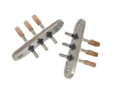 Terminale sigillato del compressore del veicolo energetico con fogli di doppia saldatura con rivestimento in rame bimetallico da -40°C a 150°C