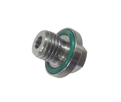 Stagno di scarico magnetico in acciaio inossidabile con filo M12 a testa esessuale per industria automobilistica