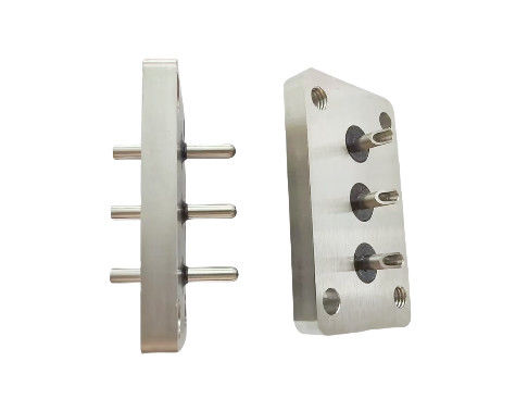 23.7mm Pin in acciaio con un'estremità conica e una piccola piastra quadrata per il terminale di sigillamento del compressore dell'aria condizionata