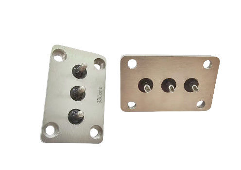 23.7mm Pin in acciaio con un'estremità conica e una piccola piastra quadrata per il terminale di sigillamento del compressore dell'aria condizionata
