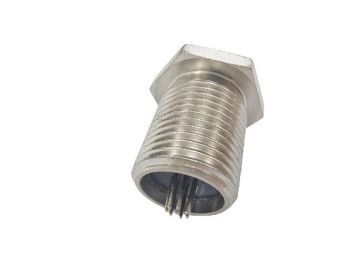 Connettori di tenuta ermetici di prestazioni durevoli con 1x10 -9 Cc/sec He tasso di fuga e opzioni di montaggio a filo