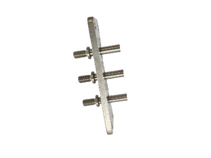 Piastra morsettiera 6,2 mm X 42,5 mm X 42,5 mm Tensione nominale 600 V Proprietà isolante di 2000 MΩ per applicazioni