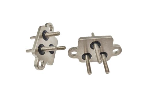 Terminale ermeticamente sigillato 304 in acciaio inossidabile Installazione di una conchiglia di ferro e prova di scoppio di 5,0 MPa per ambienti critici