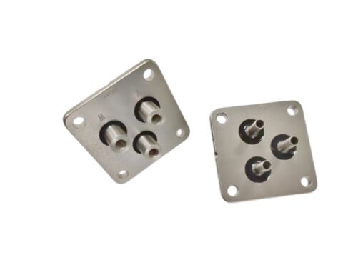 Resistenza dell'isolatore 1000MΩ1000VDC Pannello terminale di connessione con spessore di nichel da 2 a 4 micrometri Soluzione di connessione elettrica durevole