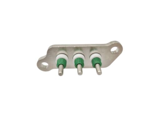 Dielectric Strength 3000VAC Hermetic Electric Vehicle Connector Featuring Green Sleeve Color Durable Sealed Connector for EV Systems